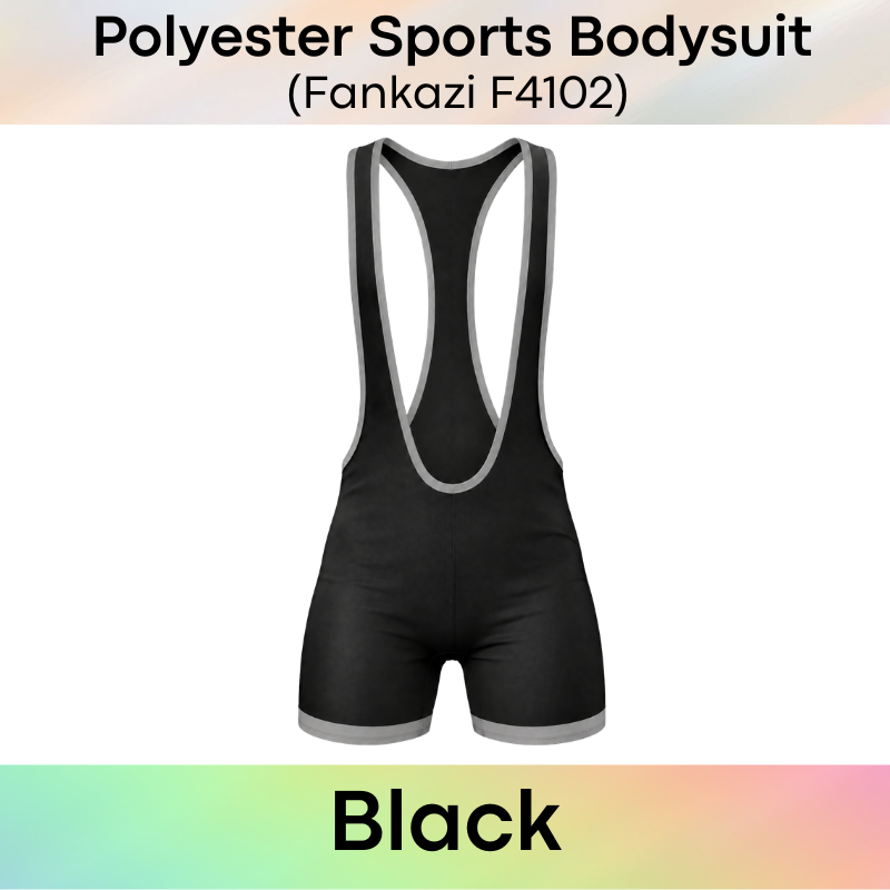 Men's Bodysuit: Polyester Sports Bodysuit (F4102)