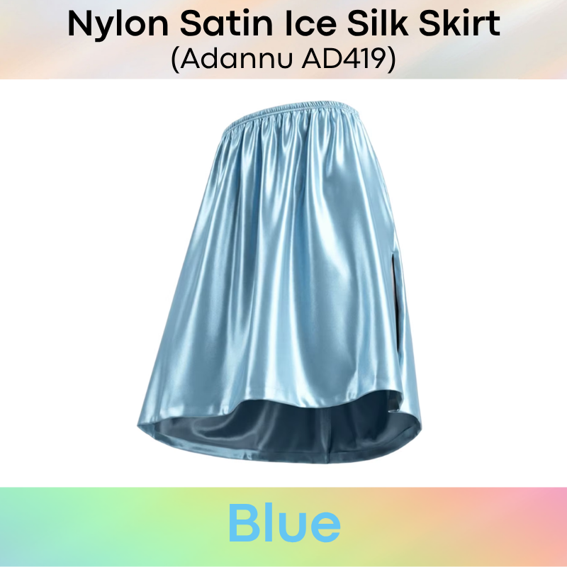 Men's Loungewear: Nylon Satin Ice Silk Home Man Skirt (AD419)