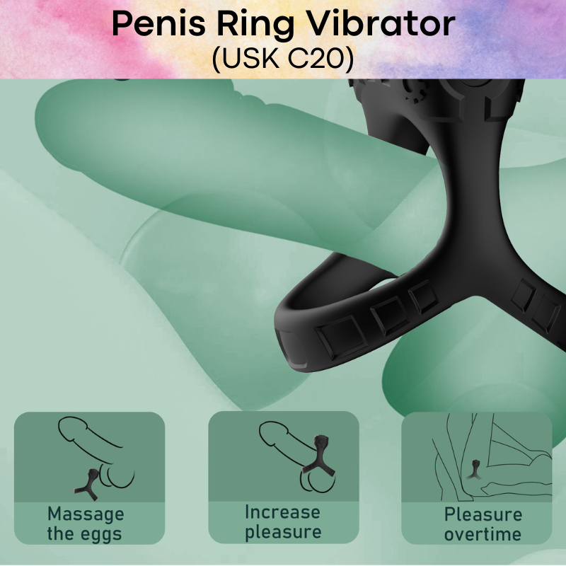 Adult Toy : Penis Vibrator Ring (USK C20)