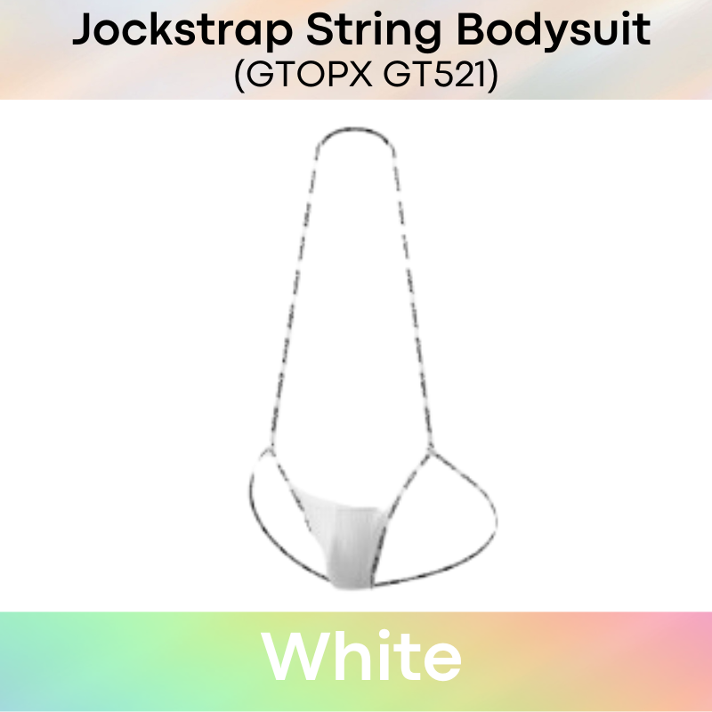 Men's Bodysuit: Regenerated Fibre String Jockstrap Bodysuit Underwear (GT521)