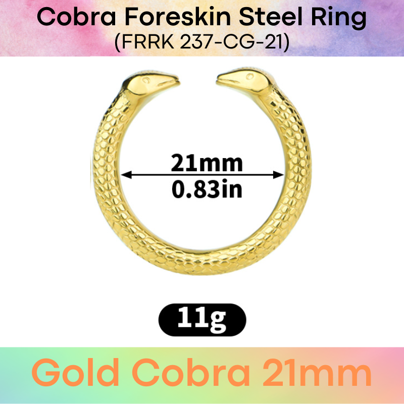 Adult Toy: Men's Foreskin Beast Design 304 Stainless Steel Ring (FRRK236/FRRK237)