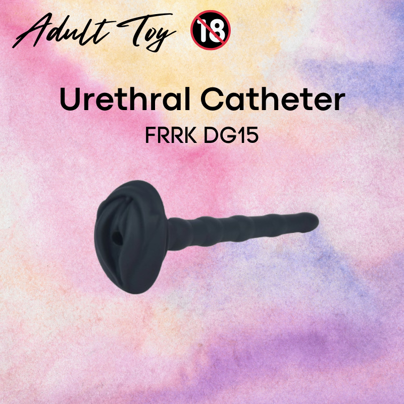 Adult Toy: Liquid Silicone Urethral Catheter for Chastity Cage (FRRKDG15)