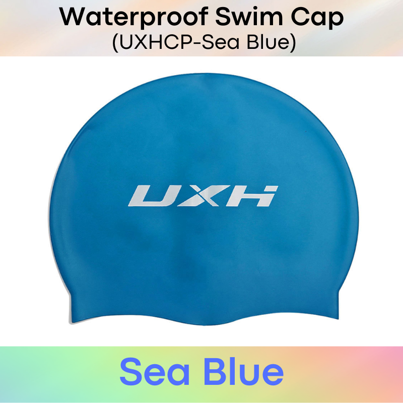 Lifestyle: Men's UXH Silicone Waterproof Swimming Cap (UXHCP)