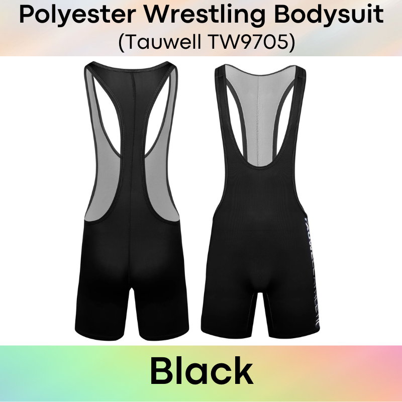 Men's Bodysuit: Polyester Wrestling Sports Bodysuit (TW9705)