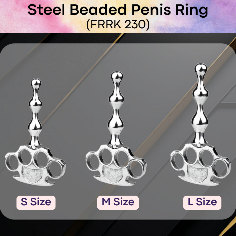 Adult Toy: Stainless Steel 304 Anal Dildo with Grip and Removable Body (FRRK275)
