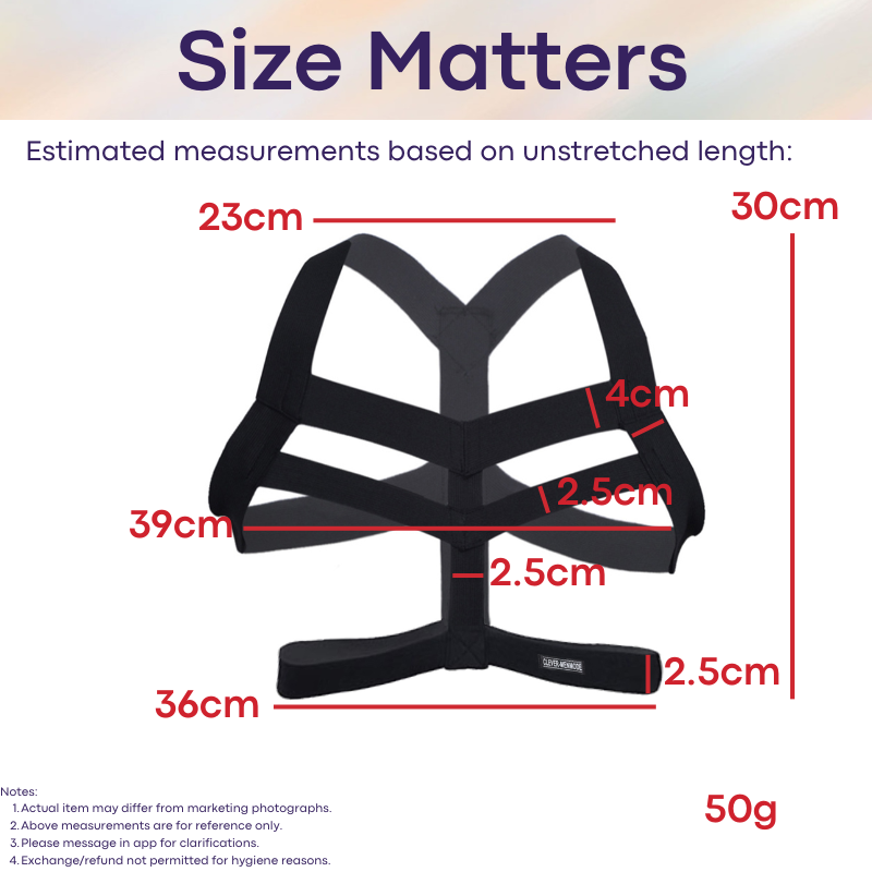 Men's Strap: Polyester Spandex Chest Harness Strap Underwear (CMF465)