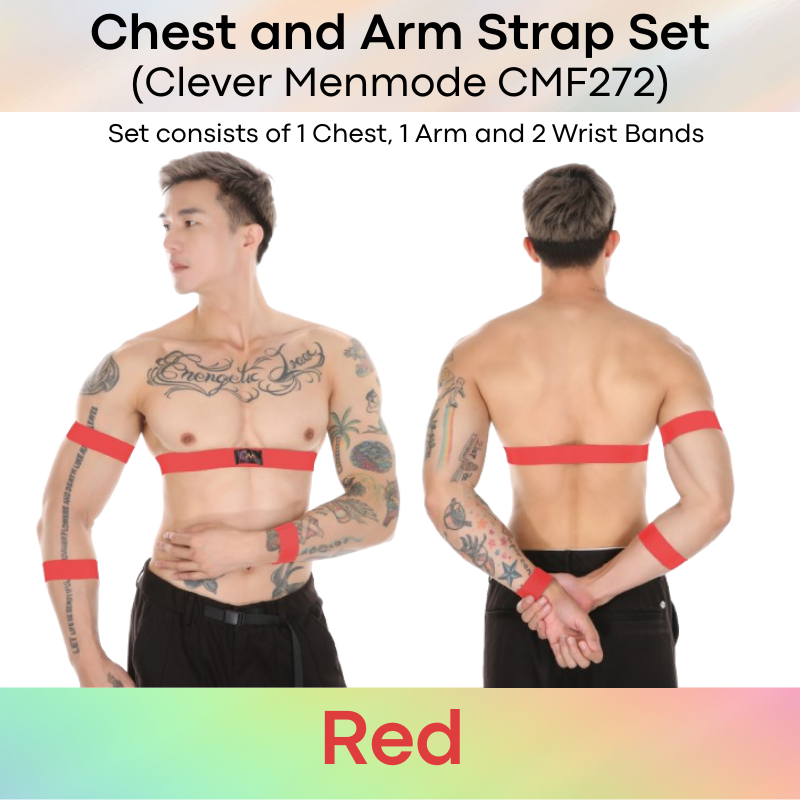 Men's Strap: Chest, Arm and Wrist Strap Band Set (CMF272)