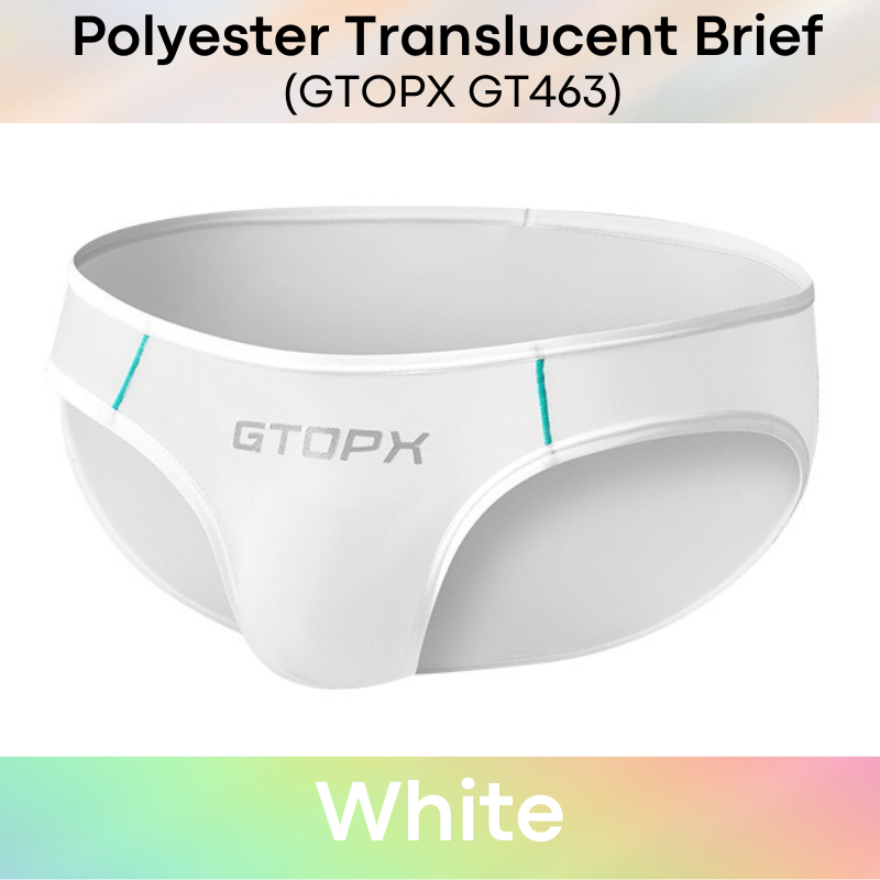 Men's Brief : Polyester Ice Silk Translucent Brief (GTOPX GT463)