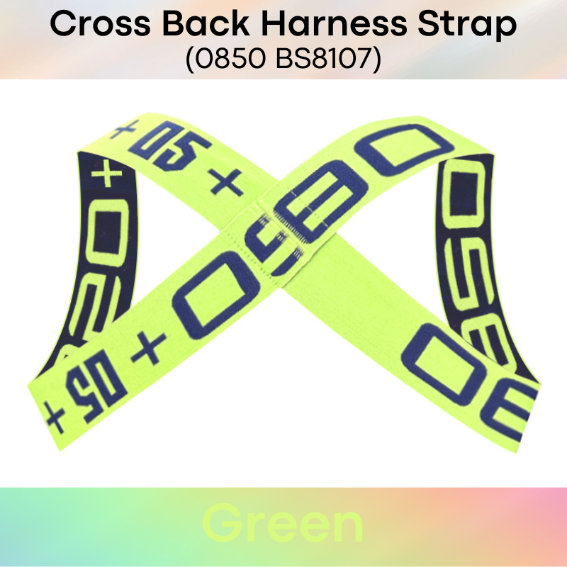 Men's Strap: Nylon Cross Back Harness Strap (BS8107)