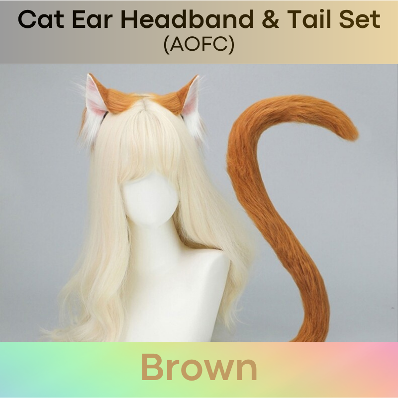 Men's Lifestyle: Cat Headband with Flexible Tail Roleplay/Cosplay Set (AOFC)