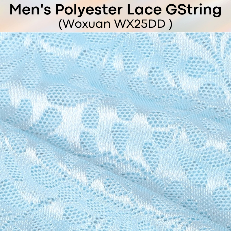 Men's GString : Polyester Lace GString (Woxuan WX25DD)