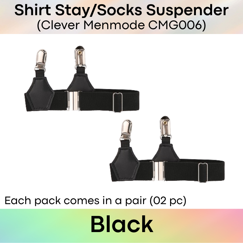 Men's Lifestyle: Nylon Shirt Stay / Socks Suspender Set (CMG006)
