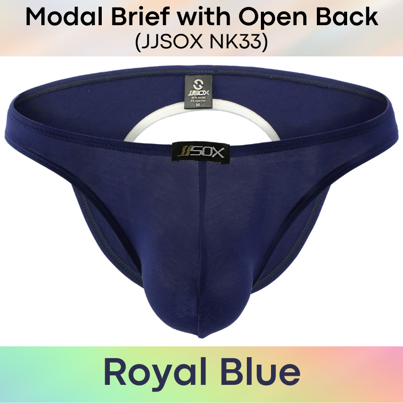 Men's Brief : Open Back Underwear (JJSOX NK33)