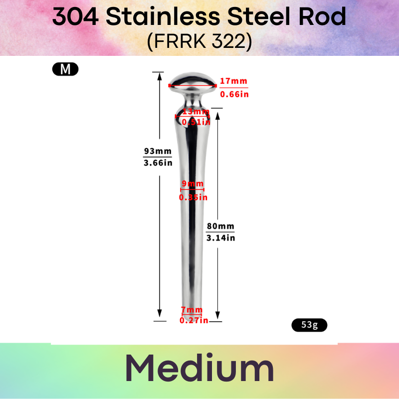 Adult Toy: Men's Urethral Sounding 304 Stainless Steel Rod (FRRK322)
