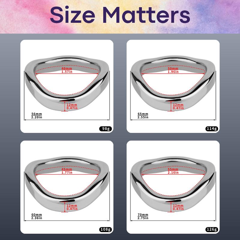 Adult Toy: Men's 304 Stainless Steel Penis Ring (FRRK38)