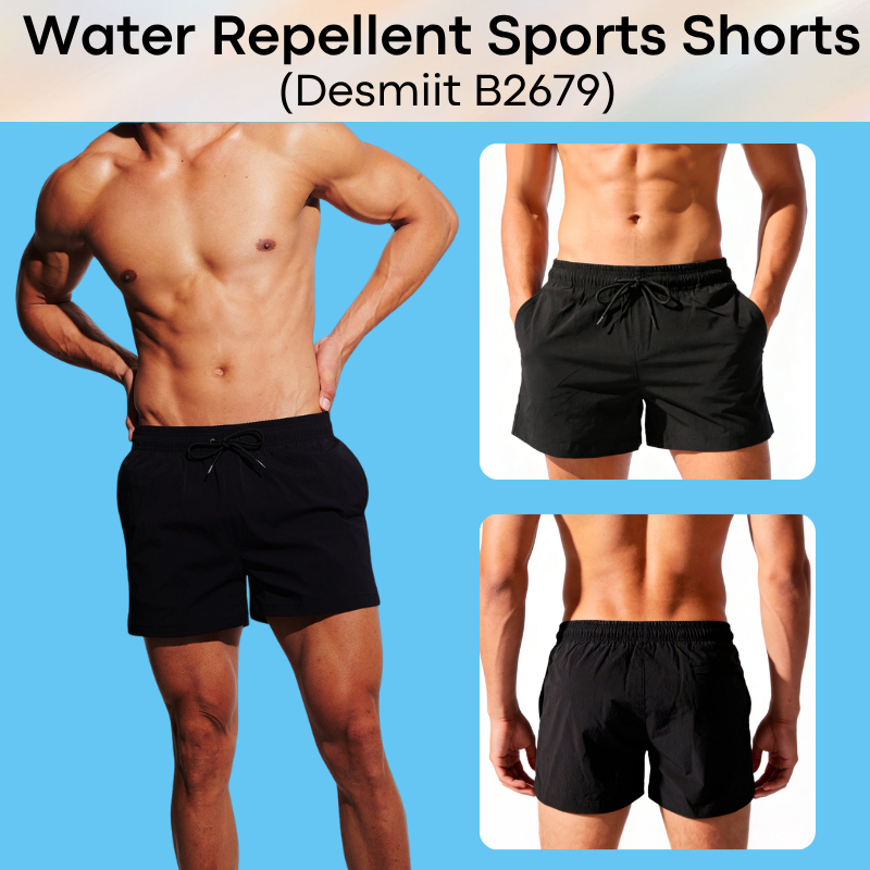 Lifestyle: Men's Water-Repellent Sports Shorts (B2679)
