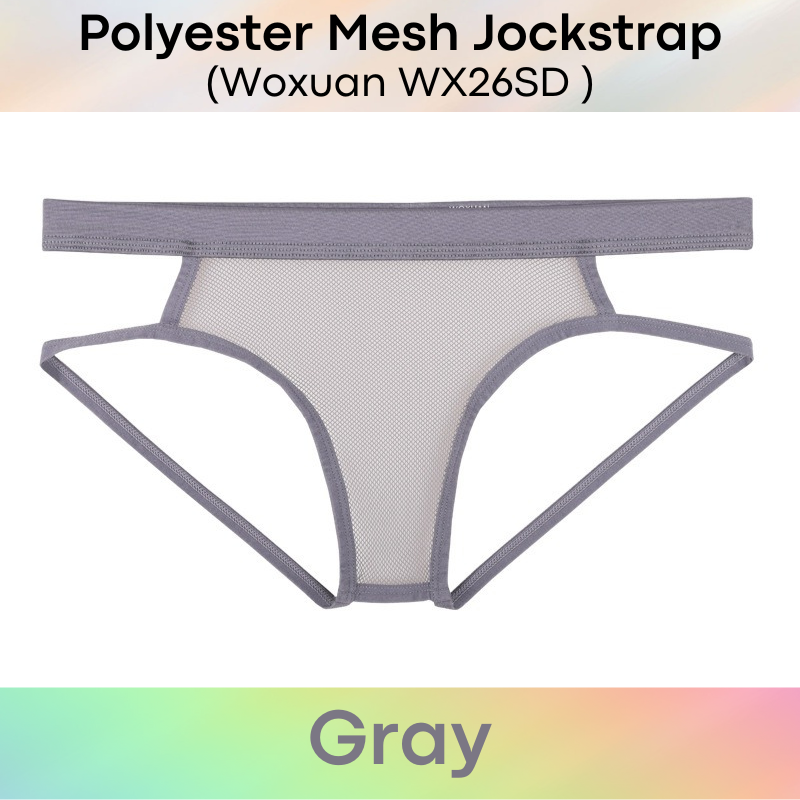 Men's Jockstrap : Polyester Mesh Jockstrap (Woxuan WX26SD)