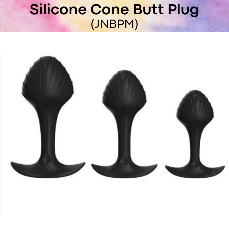 Adult Toy: Silicone Cone Head Butt Plug (JNBPM)