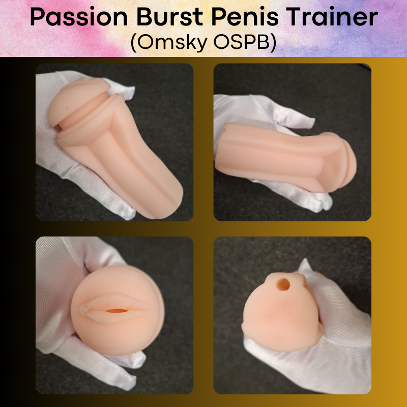Adult Toy: TPE Penis Trainer with Vagina Entry (OSPB)