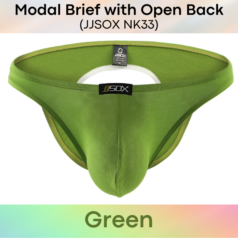 Men's Brief : Open Back Underwear (JJSOX NK33)