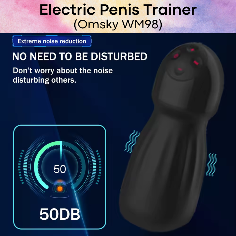 Adult Toy: Electric Penis Trainer with 10 Vibra Modes (WM98)