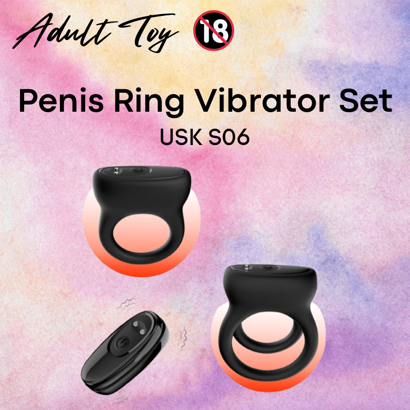 Adult Toy : Penis Vibrator Ring Set (USK S06)