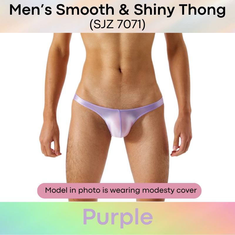 Men's Thong : Smooth and Shiny Thong (SJZ 7071)