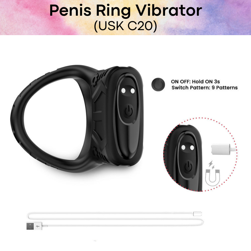 Adult Toy : Penis Vibrator Ring (USK C20)