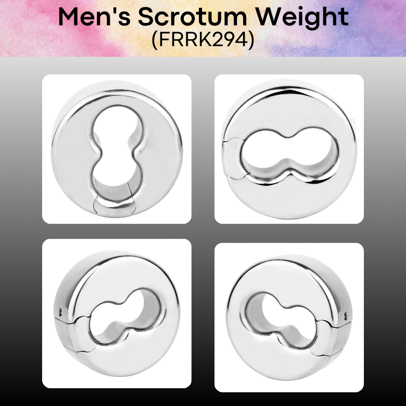 Adult Toy: Men's Stainless Steel 304 Scrotum Weight (FRRK294)