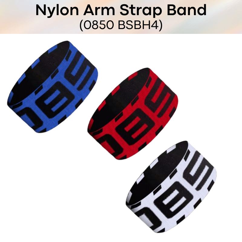 Men's Strap: Nylon "0850" embroidered logo Arm Strap Band (BSBH4)