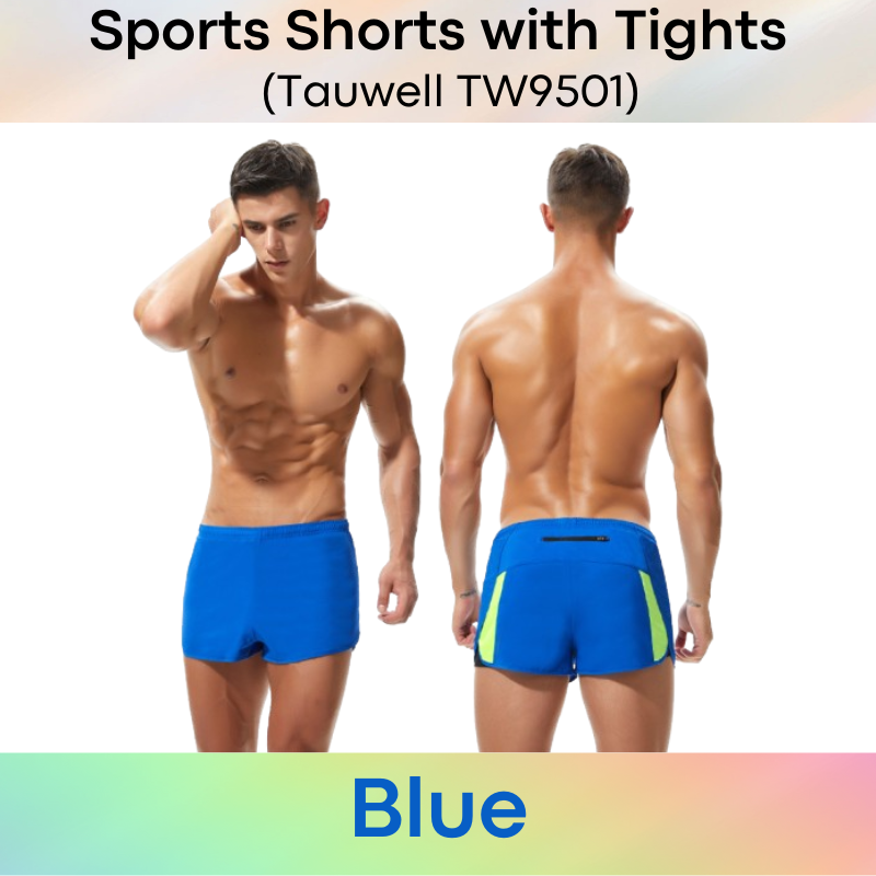 Men's Shorts: Training Sports Shorts with Inner Tights (TW9501)
