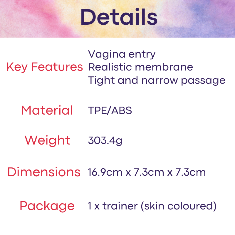 Adult Toy: TPE Penis Trainer with Vagina Entry (OSPB)