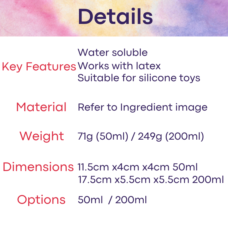 Adult Toy: Water-based Latex-Safe Lubricant (MM00303)