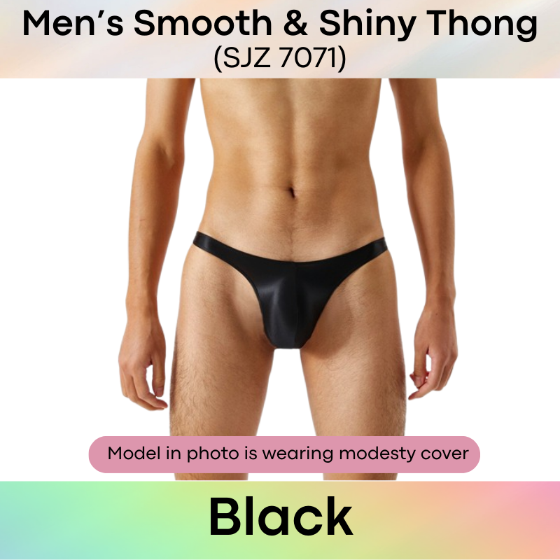 Men's Thong : Smooth and Shiny Thong (SJZ 7071)