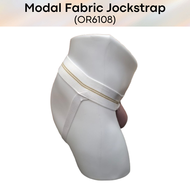 Men's Jockstrap: Modal Fabric Double Layer Pouch Jockstrap Underwear (OR6108)