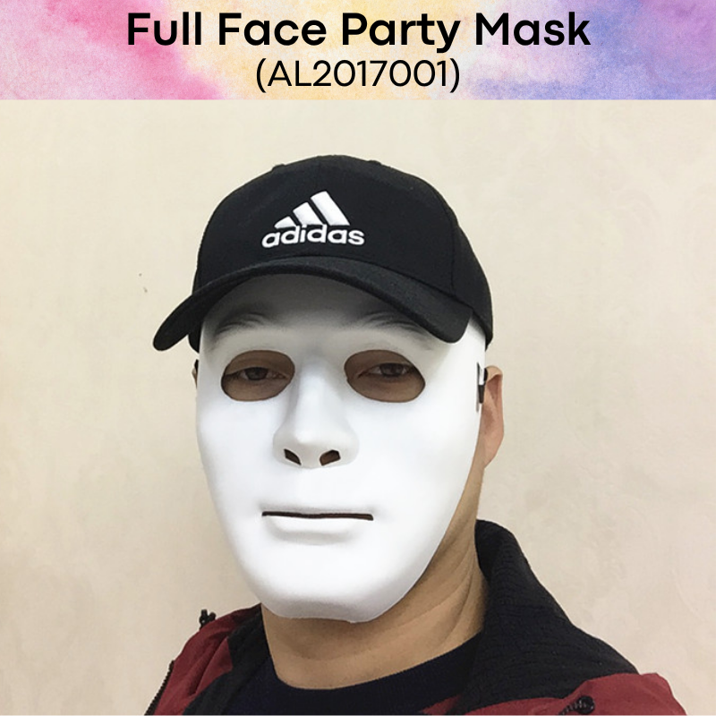 Lifestyle: Full Face Plastic Party Mask (AL2017001)