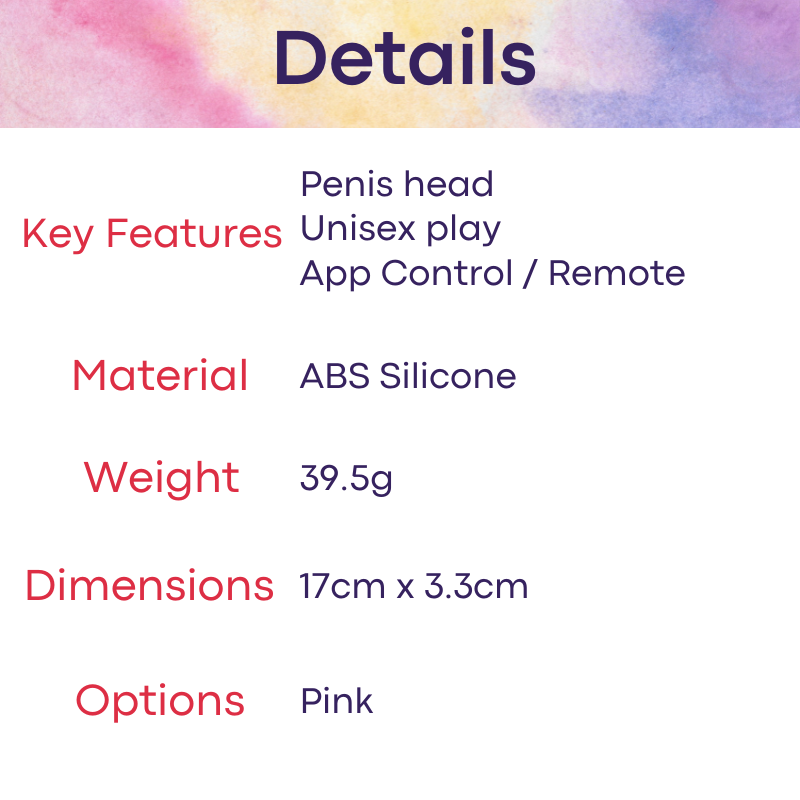 Adult Toy: Unisex ABS Silicon Penis Head Vibrating Egg (GK2356)