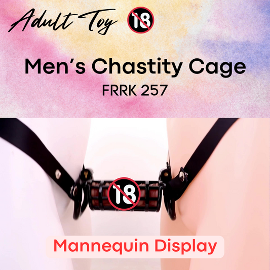 Adult Toy : ABS Plastic Couple Chastity Cage (FRRK257)