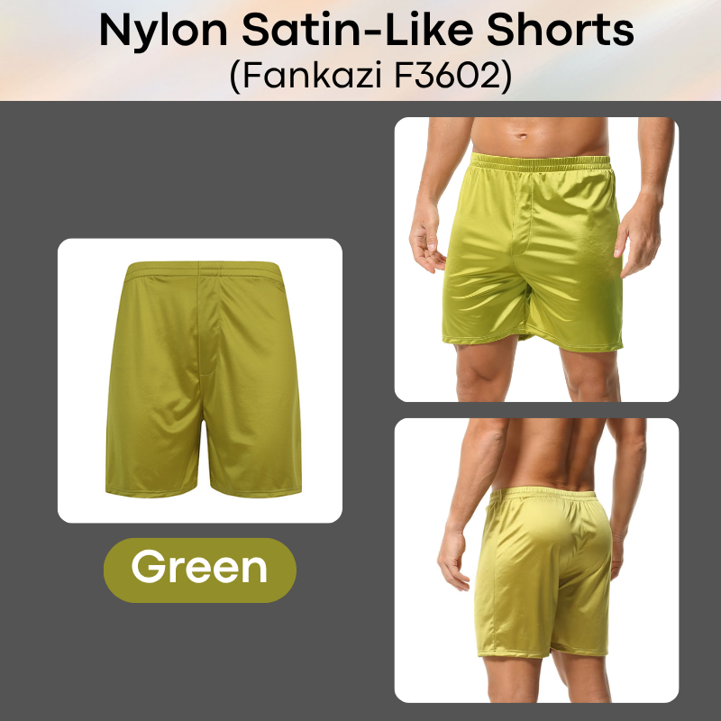 Lifestyle: Men's Nylon Satin-Like Shorts (F3602)