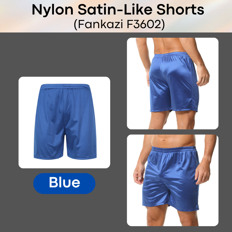 Lifestyle: Men's Nylon Satin-Like Shorts (F3602)