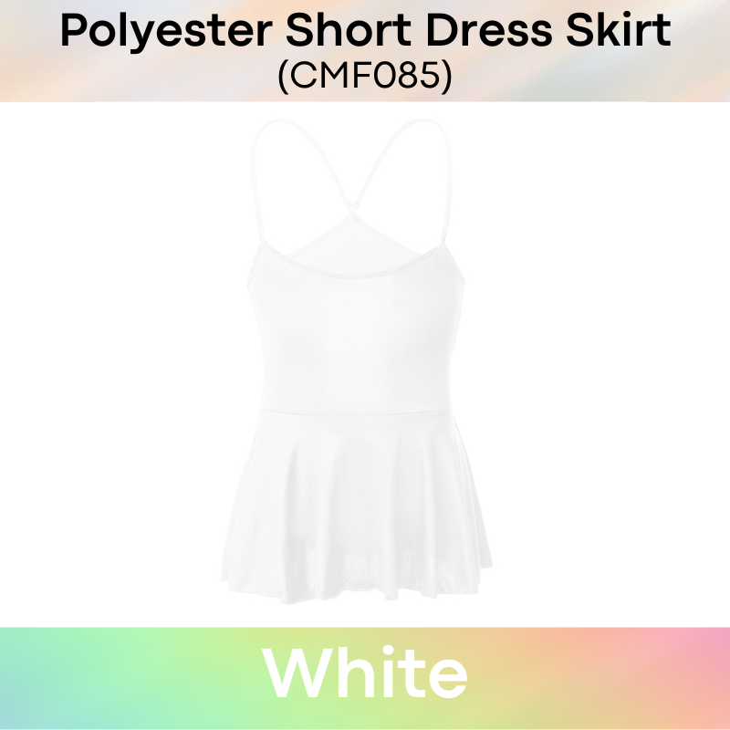 Dress: Men's Roleplay Polyester Short Dres Skirt with Adjustable Shoulder Strap (CMF085)