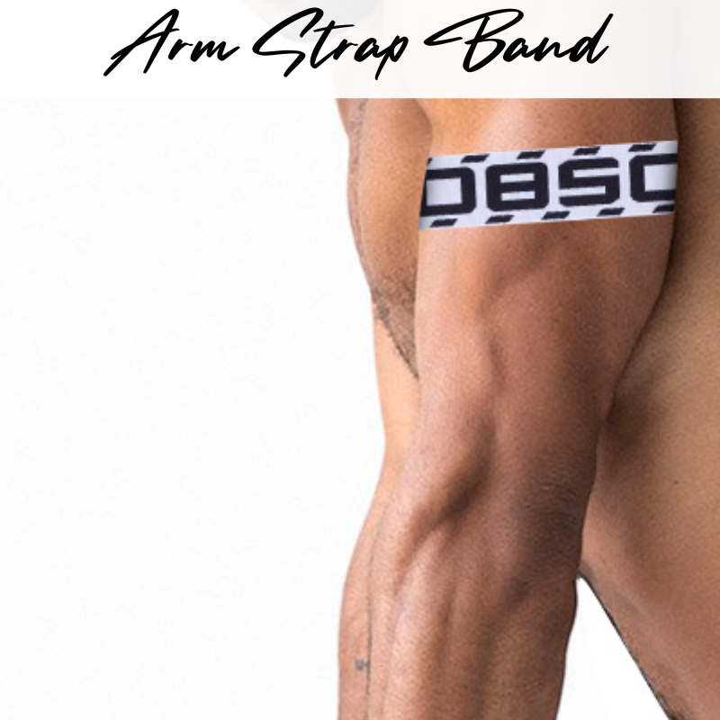 Men's Strap: Nylon "0850" embroidered logo Arm Strap Band (BSBH4)