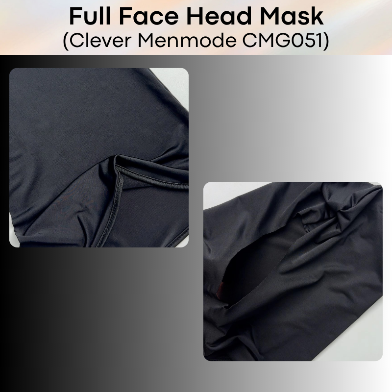 Lifestyle: Polyester Semi Transluscent Full Face Mask for Costume Parties or Roleplay (CMG051)