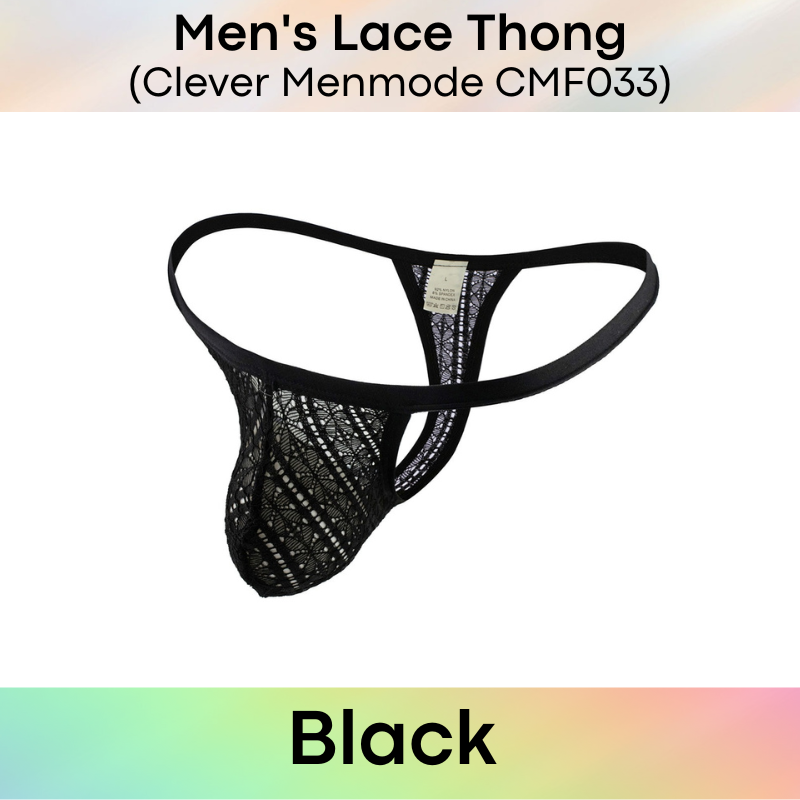 Men's Thong : Lace Thong Underwear (CMF033)