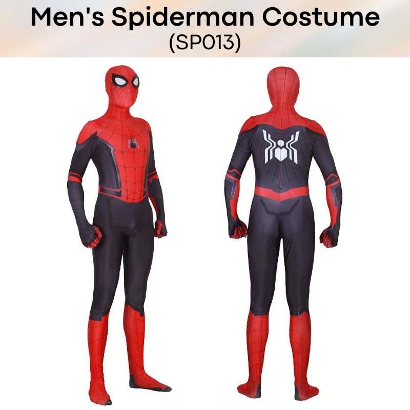 Men's Costume: Spiderman "Far from home" Costume (Bodysuit + Mask) (SP013)