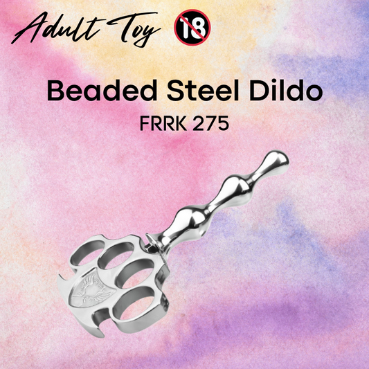 Adult Toy: Stainless Steel 304 Anal Dildo with Grip and Removable Body (FRRK275)