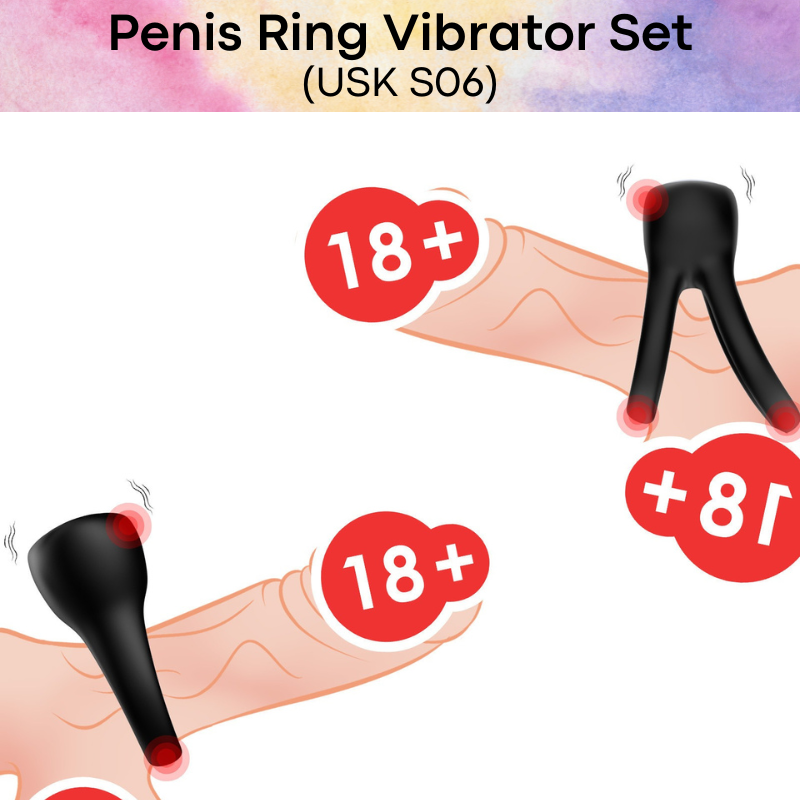 Adult Toy : Penis Vibrator Ring Set (USK S06)