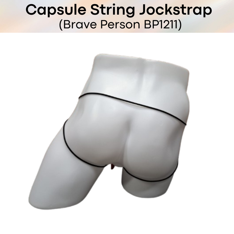 Men's Jockstrap: Nylon Ice Silk Capsule Pouch String Jockstrap Underwear (BP1211)