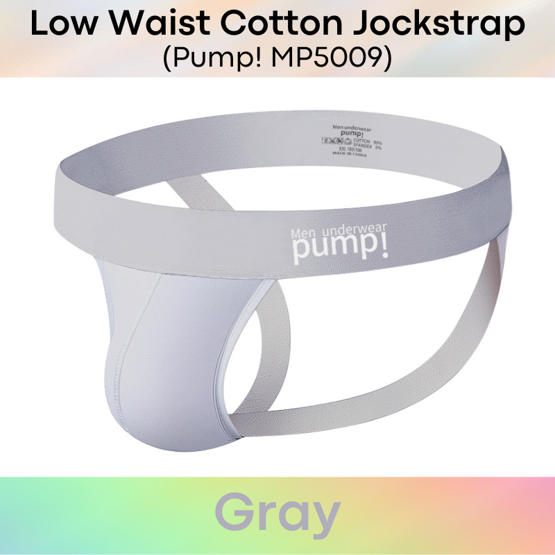 Men's Jockstrap : Low Waist Cotton Underwear (MP5001/MP5009)