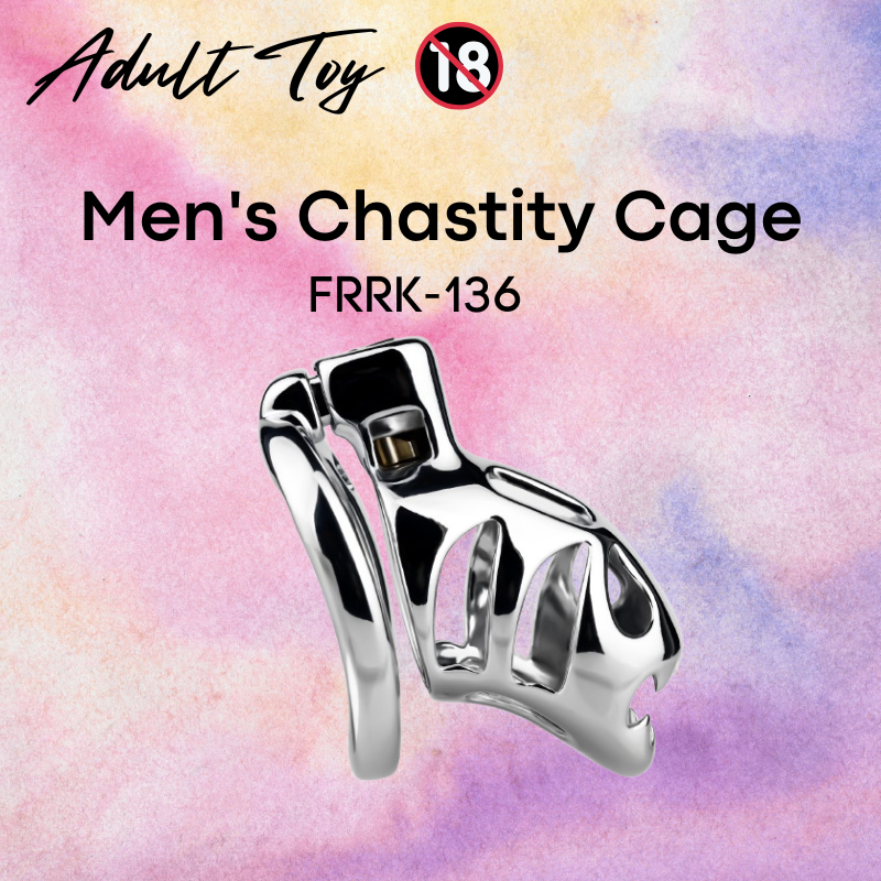 Adult Toy: Men's Aluminum Alloy Predator Chastity Cage (FRRK136)